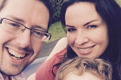 Georgina Burnett with her husband and child. Know about Georgina's marriage, dating, husband, children, nuptial relationship, extramarital affairs and many more